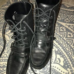 ralph lauren combat boots